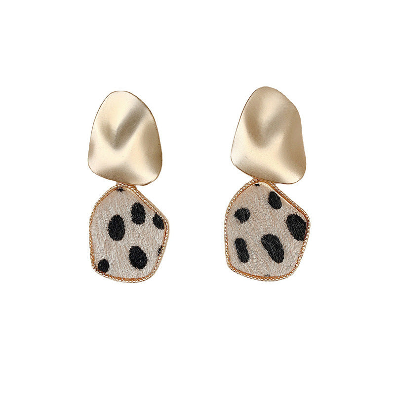 Sterling Silver Leopard Earrings