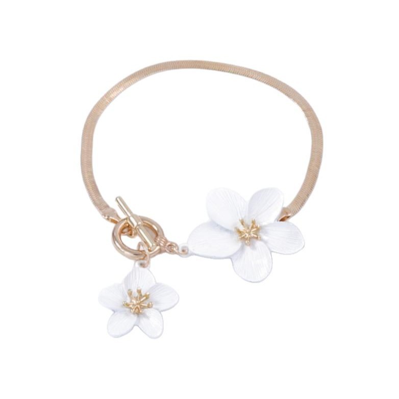 Elegant Flowers Anklet