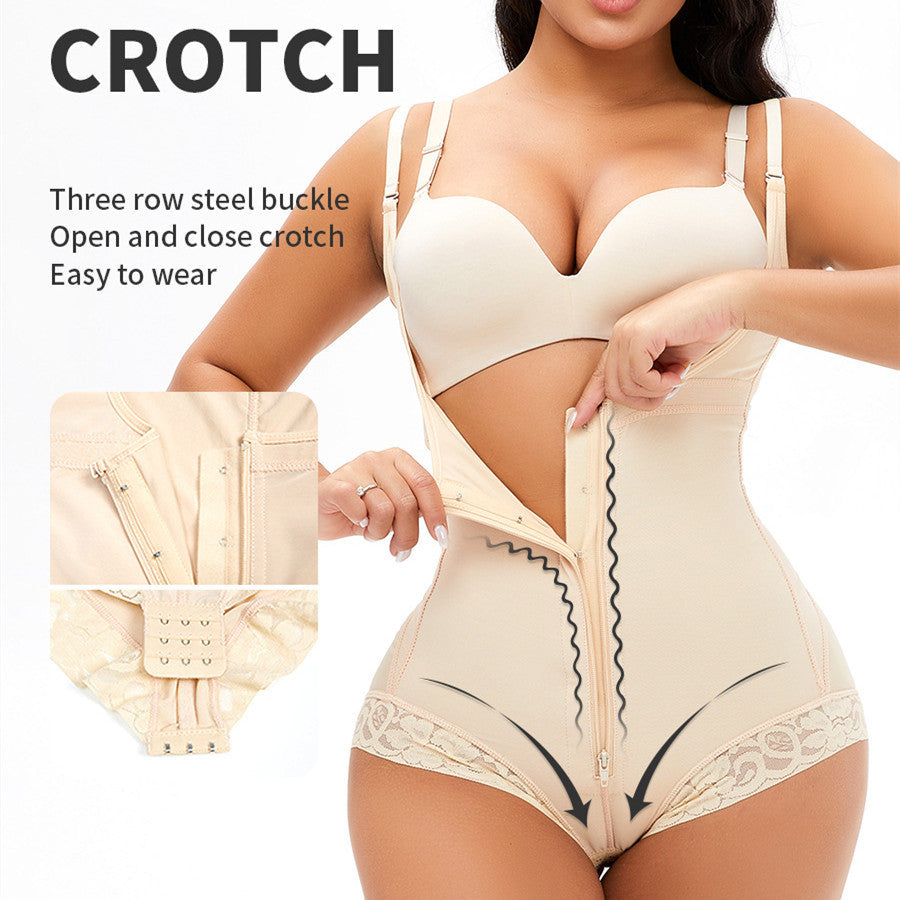 Faja Moldeadora Premium con Cierre – Control de Abdomen y Levantamiento de Glúteos