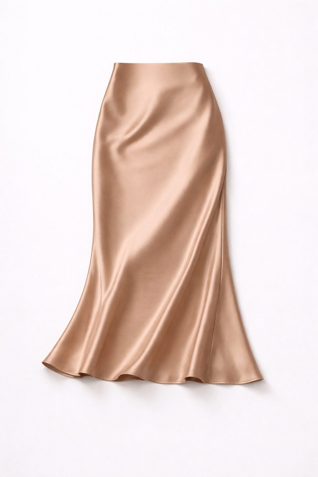Sunday Elegance Satin Skirt