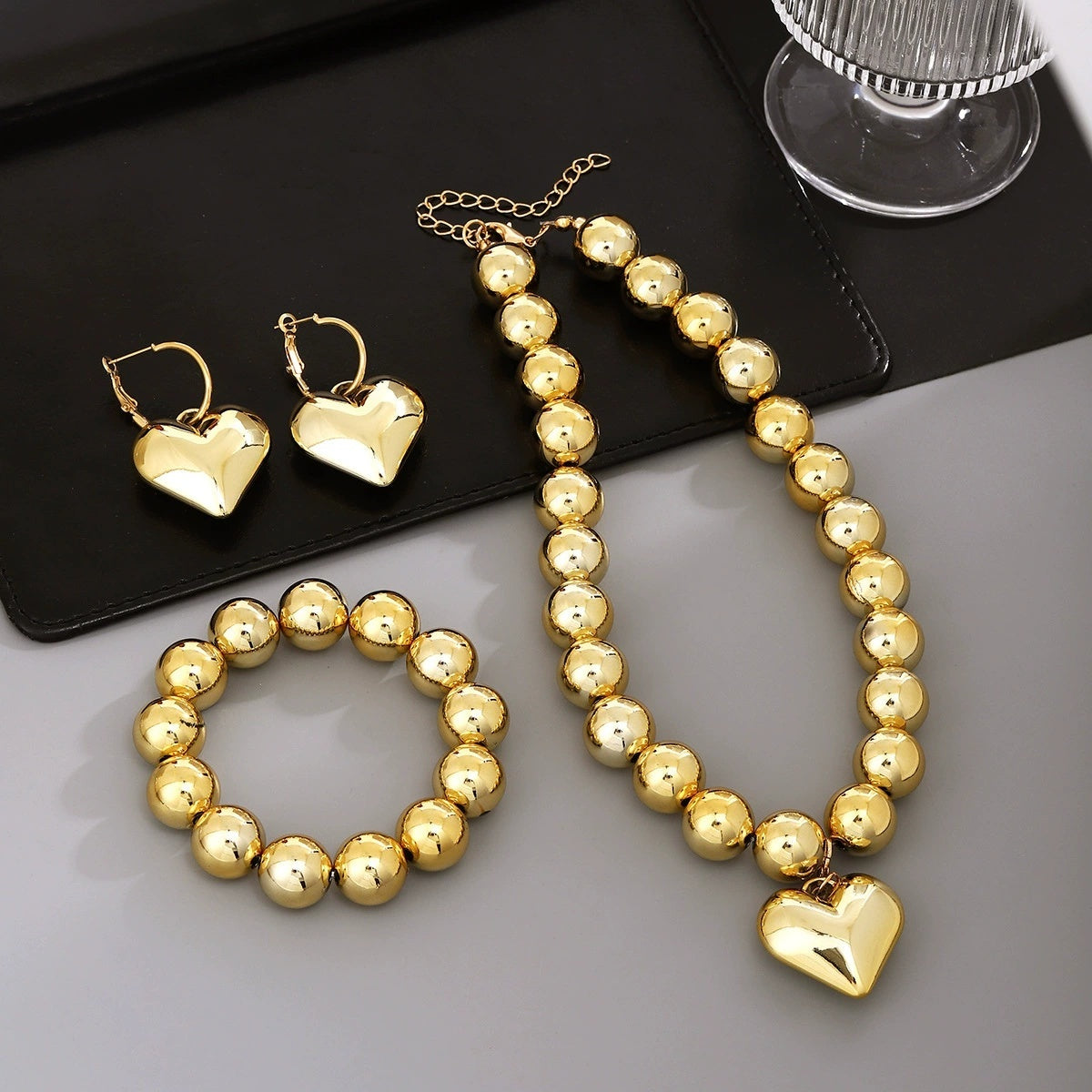 Geometry Round Jewerly Love Heart