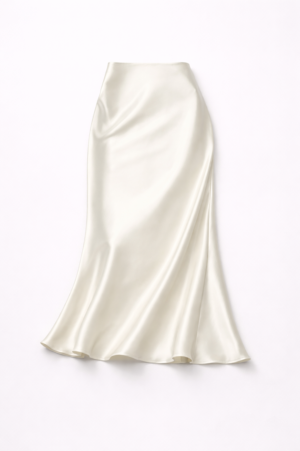 Sunday Elegance Satin Skirt