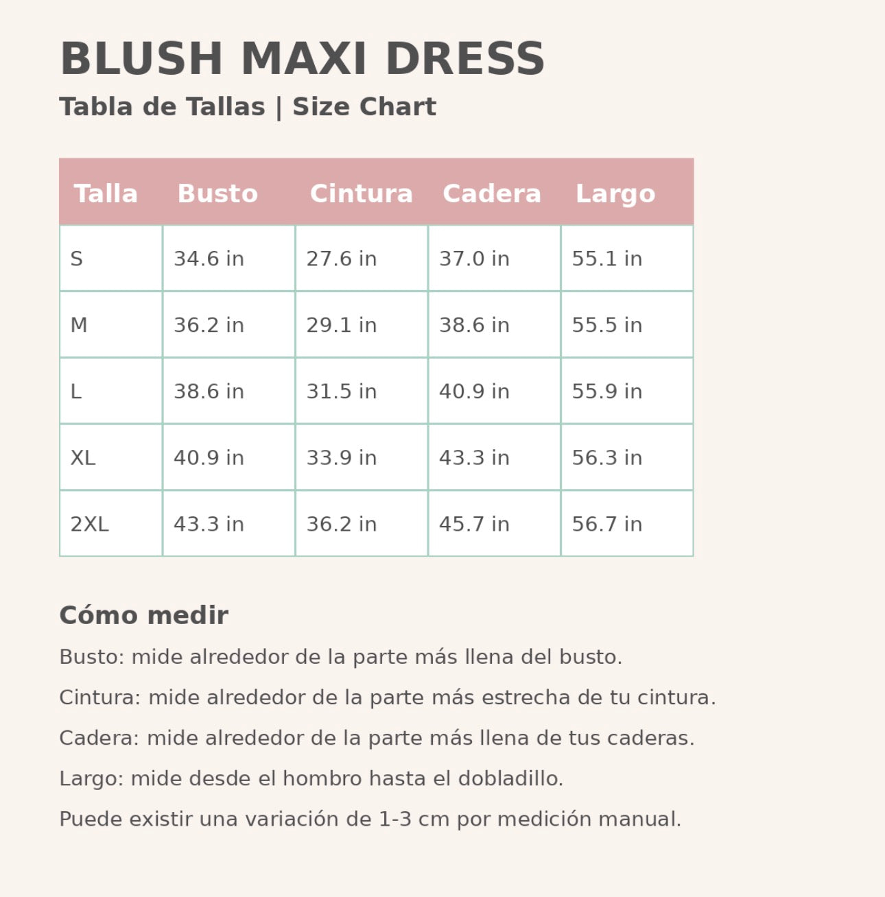 Blush Maxi Dress