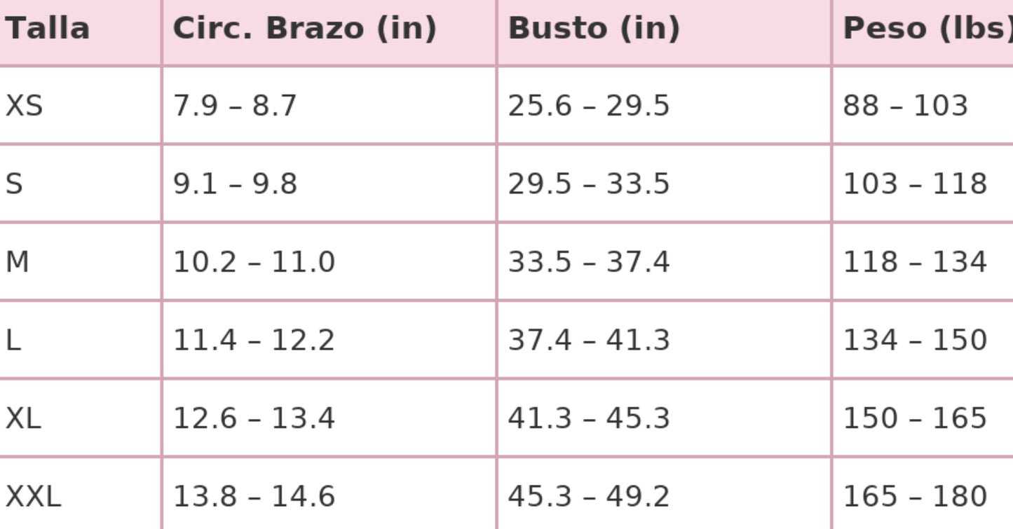 Body Moldeador Post Lipo de Brazos – Soporte de Busto y Control de Abdomen