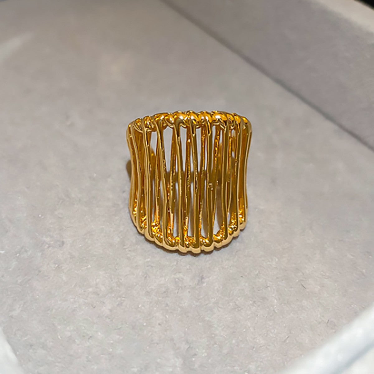 Wide Woven Ring